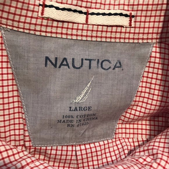 (NAUTICA) Short-Sleeve Button Down - Picture 3 of 4